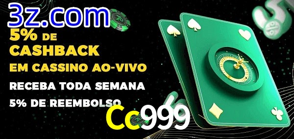 Promoções do cassino ao Vivo Cc999